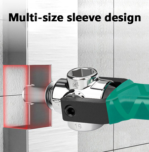 Marteau à klaxon multifonction pour le bricolage Installation <span class=keywords><strong>de</strong></span> climatisation avec tournevis d'extension OEM 1/2 "Large Fly Wrench Socket - Product Image 5