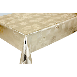 सफेद गोल्डन उभरा Manteles डे मेसा कस्टम टेबल कपड़ा टेबल कपड़े - Product Image 1