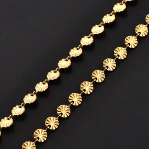 Cadena Hecha a Mano de Acero Inoxidable de 4/5 mm de Ancho, Color Plata o Oro, Collar y Pulsera de Alta Calidad, Joyería para Hombre y Mujer - Product Image 5