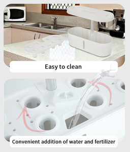 Kit hidropónico LED de control inteligente para jardín doméstico 8 verduras bomba temporizador de luz - Product Image 3