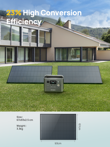Aferiy Panneau Solaire MONO Cellulaire Étanche IP68 pour Usage Domestique, Haute Efficacité de Conversion 23%, 120W - Product Image 2