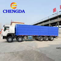 Camion de transport de marchandises à ridelles hautes Sinotruk Howo 10x4 371HP 420HP pour le transport de marchandises générales