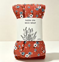 Coussin chauffant pour le cou et les épaules, rempli de blé et de lavande naturelle, aromathérapie