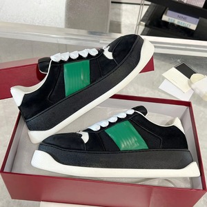 Chaussures décontractées de luxe de style italien pour femmes, baskets en daim, mode vintage, chaussures pour femmes à semelle épaisse, pour tous les jours - Product Image 4
