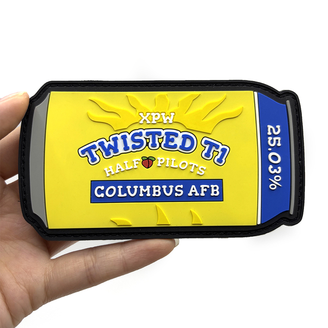 Excellent Silicone Soft PVC Custom Logo 3D Hok and Loop Iron on Backing Embroidery Rubber Patch for Clothes Garment Jeans Hats