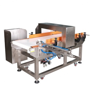 เครื่องตรวจจับโลหะในสายพานลำเลียงอาหารเกรดอุตสาหกรรม รุ่นใหม่ JINDUN ระบบตรวจจับคลื่น ปรับความเร็วได้ ผลิตจากสแตนเลส 304 - Product Image 4