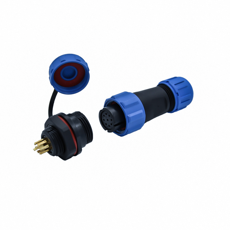 IP68 Waterproof Power Connector SP13 SP21 SP17 9 Pin Plug Connector
