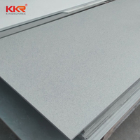 Feuille acrylique de surface solide en fausse pierre de cristal de glace de 2cm pour murs de douche