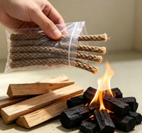 Allume-feu en jute en gros pour usine, allumeur portable Easylight pour camping, barbecue, randonnée et survie en extérieur