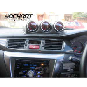 कार्बन फाइबर 2001 करने के लिए 2007 विकास EVO 7 8 9 RHD के लिए ट्रिपल पानी का छींटा गेज फली 52mm EVO 7 8 9 आंतरिक प्रतिस्थापन - Product Image 1