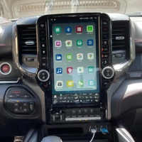Estéreo de Coche Gerllish con Pantalla Vertical Estilo Tesla de 13.6" Android, Reproductor de DVD y Navegación GPS para Dodge Ram 2019-2023, Radio para Auto