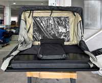Tenda Atap Mobil JIYA untuk 4 Orang, Tahan Air, Pembukaan Cepat, Bahan Oxford, Cangkang Aluminium Alloy, Cocok untuk Camping Keluarga 4x4