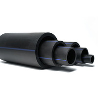 Tuyau droit en HDPE DN90 DN125 DN180 pour la construction