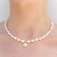 Collier de perles d'eau douce en gros, ensemble baroque, bijoux pour femmes