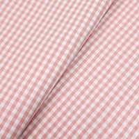 Tissu en popeline à carreaux 100 % coton de Chine, teint en fil, pour robes, literie, vêtements et textiles de maison pour femmes et filles, technique de tissage
