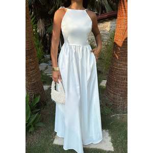 Robe blanche Anais sans dos - Product Image 2
