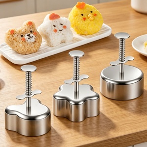 Molde para Bolas de Arroz de Acero Inoxidable 304 de Grado Alimenticio, Antiadherente, Herramientas para Hacer Sushi, Prensa para Onigiri, Gadget de Cocina, Venta al Por Mayor - Product Image 2