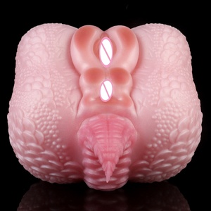 Masturbador Hot Fire Dragon, Estilo Animal de Fantasía, Dispositivo de Placer Masculino de Doble Canal - Product Image 4