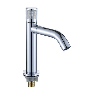 Robinet de lavabo à poignée unique en acier inoxydable, à un seul trou, à montage sur plan, rotatif, pour lavabo - Product Image 3