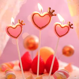 Venta al por mayor velas de cumpleaños creativas nube globo aerostático hornear pastel dibujos animados cumpleaños velas de Fiesta infantil