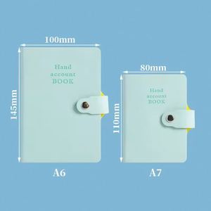 Popular Vintage Pu Leather Notebook <b>A5</b> Personalized Custom <b>Diary</b> Journal Laser Blanks Leatherette Notebooks - Product Image 4