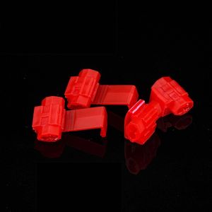 Conector Rápido de Aislamiento por Desplazamiento (IDC) Rojo - Terminal de Empalme de 1 a 2 Puertos para Cables de 20-17 AWG (Sólidos/Flexibles) - Venta Directa de Fábrica - Product Image 2