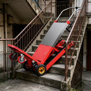 Chariot électrique pour escaliers, capacité de charge de 440 livres, chariot électrique pliable pour escaliers, 5 roues pour monter les escaliers (24V36AH) - Product Image 1