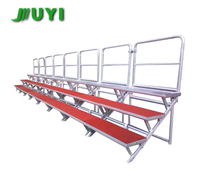 JUYI JY-717 - Sièges de tribune en aluminium pour l'extérieur - Système de sièges de gymnase - Tribune sportive - Tribunes portables et mobiles pour l'extérieur