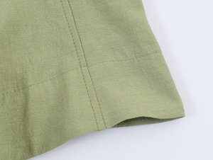 Blusa Vintage de Manga Abullonada Estilo Francés 2026 Personalizada - Blusa de Corte Holgado, OEM/ODM por Fábrica de Ropa China - Product Image 6