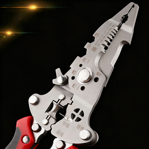 Dénudeur de fils pliable direct d'usine avec testeur de tension, outil multifonction pour travaux électriques - Product Image 3