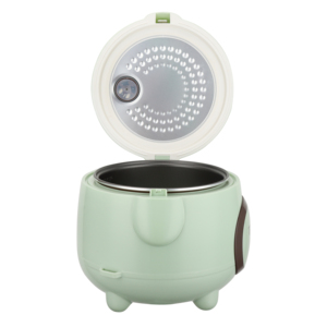 Olla Arrocera Eléctrica Antiadherente de Acero Inoxidable de 1.6L, Diseño Atractivo, Mini, de Plástico, con Paleta y Taza Medidora, para Uso Doméstico, 400W - Product Image 4