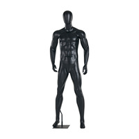 Mannequins de vitrine haut de gamme en fibre de verre pour femmes et hommes musclés, idéaux pour les magasins de vêtements et les présentoirs sportifs.