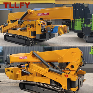 Grue sur chenilles hydraulique de 10 tonnes, grue sur chenilles araignée avec moteur diesel - Product Image 2