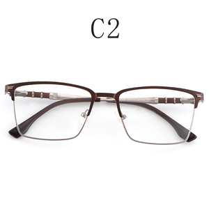 Thời trang màu xanh Chặn ánh sáng Kính đọc sách phong cách máy tính kính quang học Frames với mô hình in cho bảo vệ mắt - Product Image 3