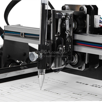 Robot de Dibujo y Escritura Automático con Alimentación de Papel Tamaño A4, Máquina de Grabado con Marco Corexy, Kit de Plotter CNC