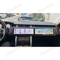 Reproductor Multimedia para Automóvil con Pantalla Dual Android de 15.5 Pulgadas y Carplay para Land Rover Range Rover Sport L494 2013-2017, Unidad Principal con Dos Pantallas QLED