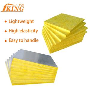 Panneau acoustique en laine de verre IKING 50 mm 48 kg/m³ jaune rose brun en fibre de verre pour la réduction du bruit dans les pièces insonorisées, faible niveau sonore - Product Image 4