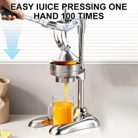 Brede mond opening sapcentrifuges fruit extractors koude pers slow juicer handmatige food grade huishoudelijke citroen draagbare sapcentrifuge persmachine
