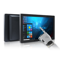 Moniteur tactile LCD FHD mural/encastrable de 10,4, 12,1, 15, 17, 19 pouces, écran tactile, PC tactile avec Windows/Android, WIFI 4G POE
