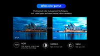 Écran LED d'intérieur haute luminosité pleine couleur P1.53 GOB, mur vidéo publicitaire pour centres commerciaux