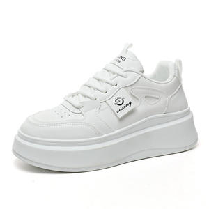 Zapatillas Deportivas Casuales de Verano para Mujer, Nuevo Estilo, Transpirables, de Color Sólido, con Plataforma, Versátiles, para Caminar - Product Image 1