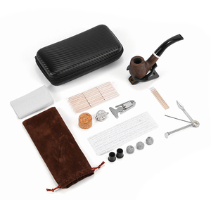 Instock Tobacco Smoking Pipe Ebony solid wood accessories included Gift box Fast Delivery Small Business Idea Tobacco Pipe
