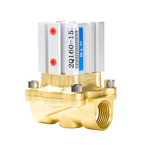 Vanne de régulation pneumatique 2Q160-15, vanne de débit d'eau à diaphragme de 1/2 pouce pour usage général - Product Image 1