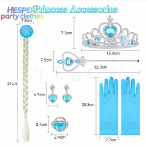 Conjunto de Vestido de Coronación de la Princesa Elsa de HESPER, Disfraz de Anime para Adultos, Disfraz de Princesa para Niños, Traje de Fiesta de Cosplay - Product Image 2