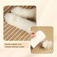 Offre Spéciale : Griffoir Classique 4 Niveaux en Corde de Sisal avec Lit et Hamac en Bois pour Chat, Idéal pour Jouer avec Plusieurs Chats