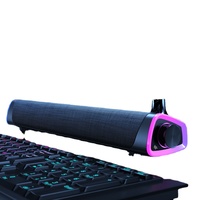 Barra de Sonido con Cable 4D, Altavoz para Computadora, Sonido Estéreo, Subwoofer, Altavoz Bluetooth para Macbook, Altavoz para Portátil