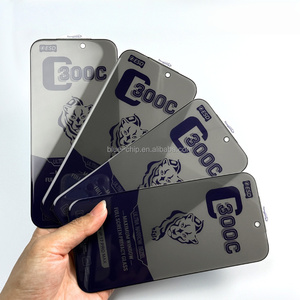 Protection d'écran en <span class=keywords><strong>verre</strong></span> anti-statique ESD 300C à couverture intégrale 0,55 mm, grand arc, ultra-fin, avec confidentialité pour iPhone 17 13 12 Pro Max - Product Image 4