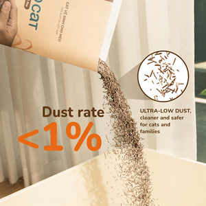 Arena para Gatos de Fibra de Coco de Alto Rendimiento, Gránulos Absorbentes Naturales con Larga Vida Útil para Mascotas - Product Image 3