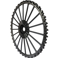 Roda Traktor Pertanian Baja dan Karet YT Design 2100*100mm & 2100*160mm 83 inci Hitam untuk Mesin Tanam Padi dan Penyemprot