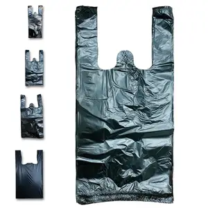 Fabrika-doğrudan HDPE LDPE baskılı el çantası yelek T-shirt ev ve alışveriş çantası için